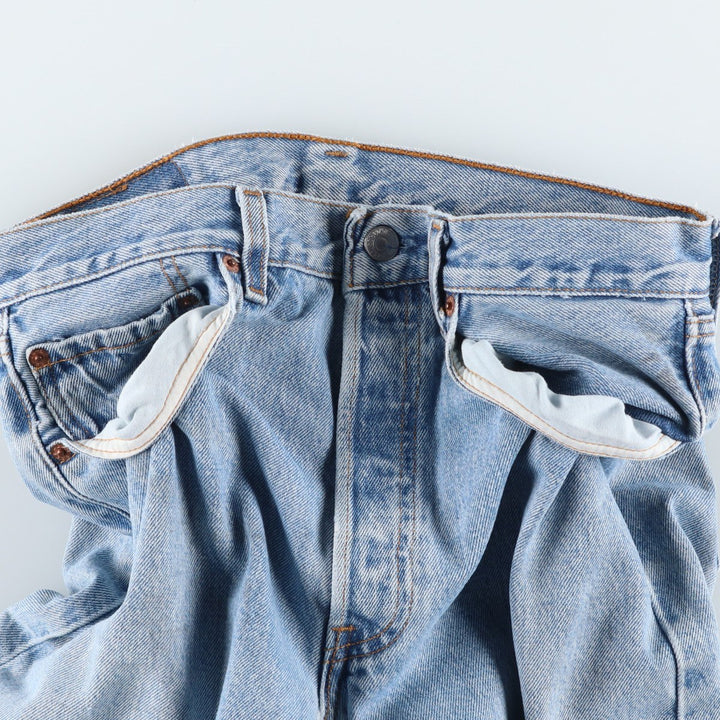 90'S Levi's 501-0193 Straight Denim Pants Made in USA Men's W30 Vintage cotton blue type Vintage Second Hand