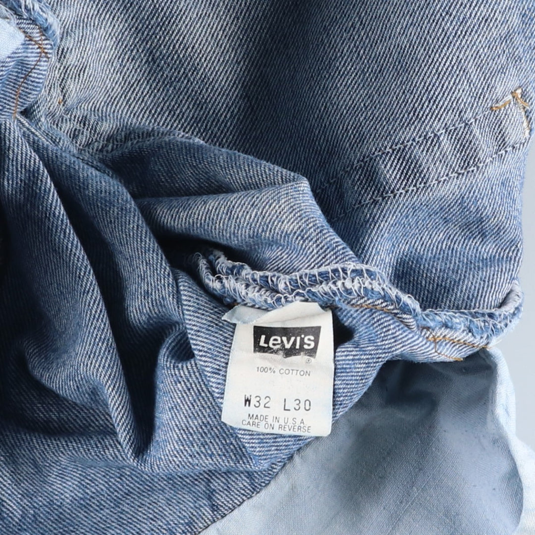 2000'S Levi's 501-0190 Straight Denim Pants, Made in USA, Men's Size W31 cotton blue type Vintage Second Hand