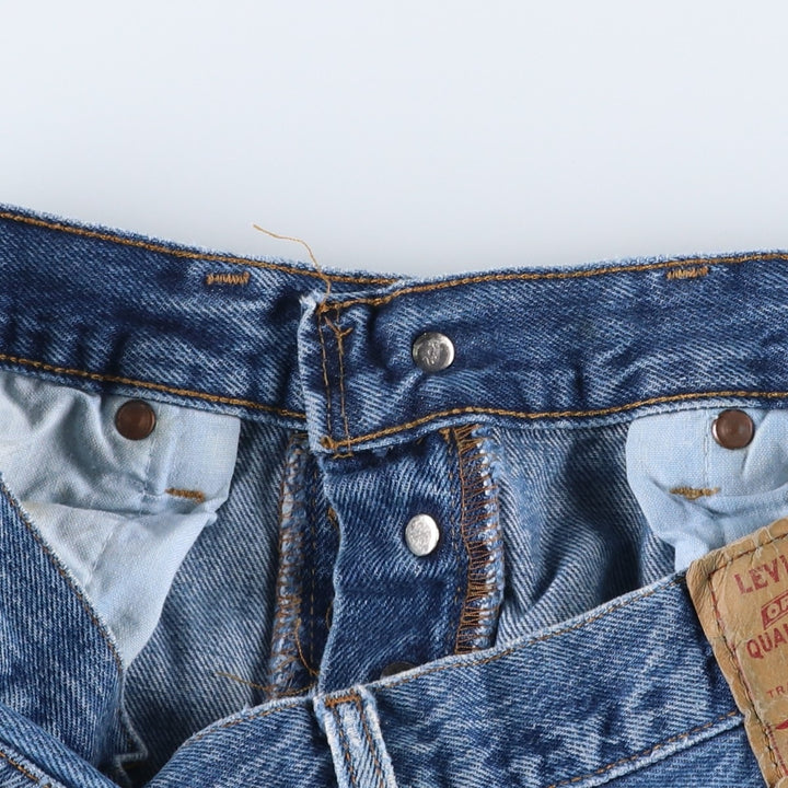 2000'S Levi's 501-0190 Straight Denim Pants, Made in USA, Men's Size W31 cotton blue type Vintage Second Hand