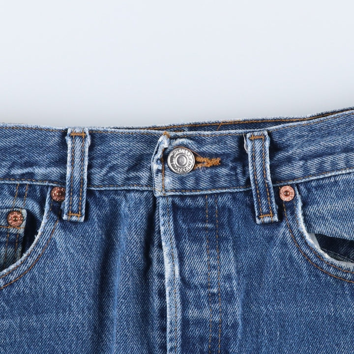 2000'S Levi's 501-0190 Straight Denim Pants, Made in USA, Men's Size W31 cotton blue type Vintage Second Hand
