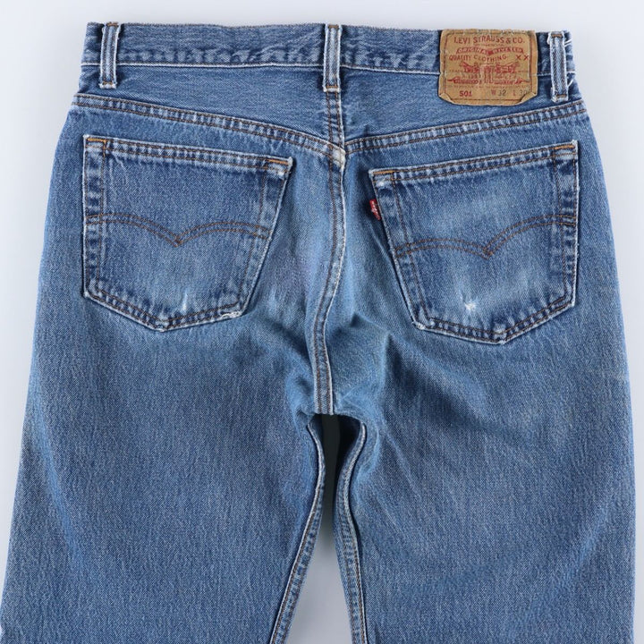 2000'S Levi's 501-0190 Straight Denim Pants, Made in USA, Men's Size W31 cotton blue type Vintage Second Hand