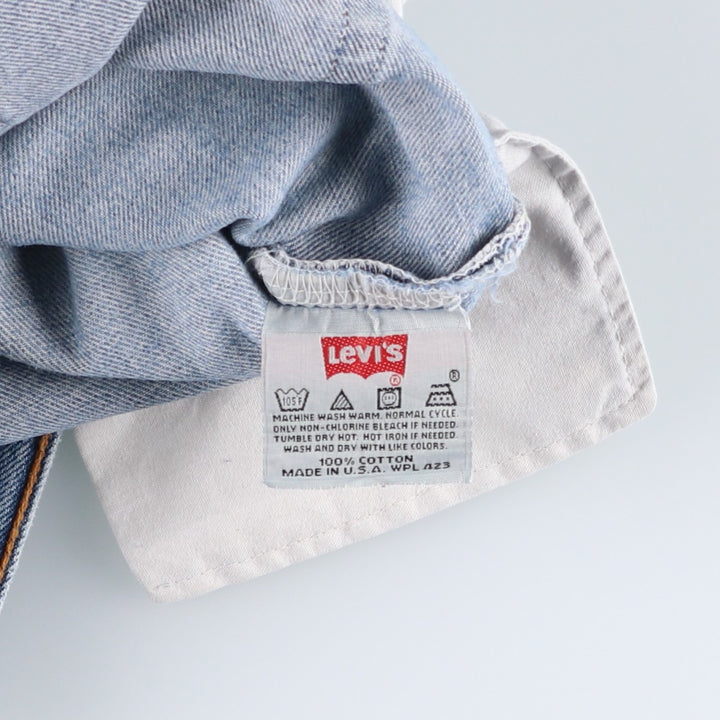 2000'S Levi's 501-0193 Straight Denim Pants, Made in USA, Men's Size 34 (approx.) cotton blue type Vintage Second Hand