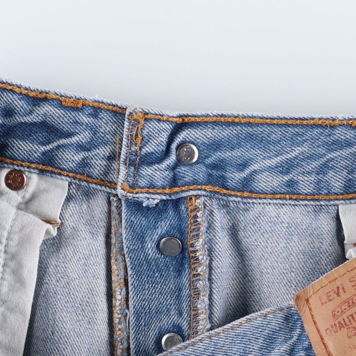2000'S Levi's 501-0193 Straight Denim Pants, Made in USA, Men's Size 34 (approx.) cotton blue type Vintage Second Hand