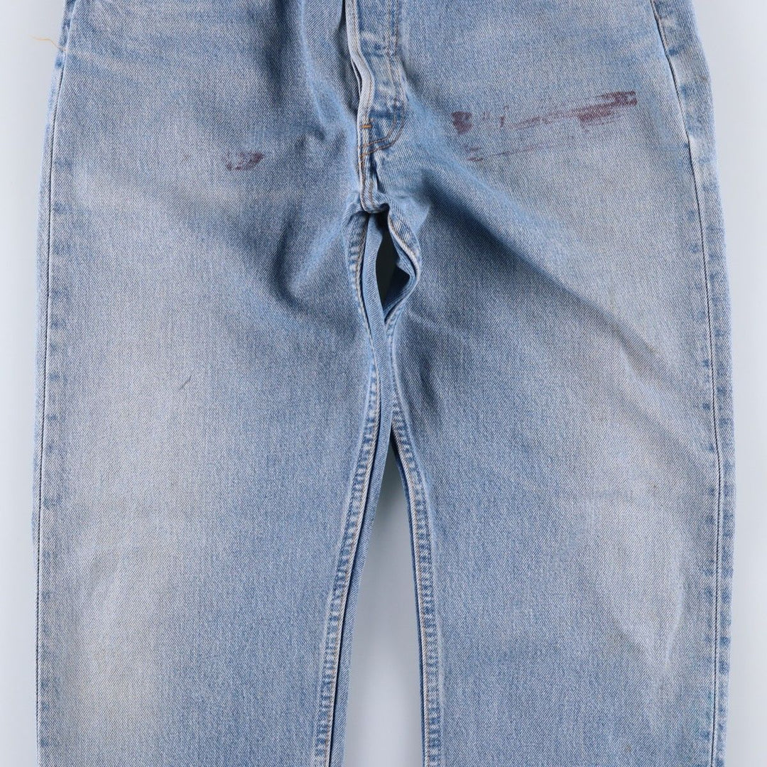 2000'S Levi's 501-0193 Straight Denim Pants, Made in USA, Men's Size 34 (approx.) cotton blue type Vintage Second Hand
