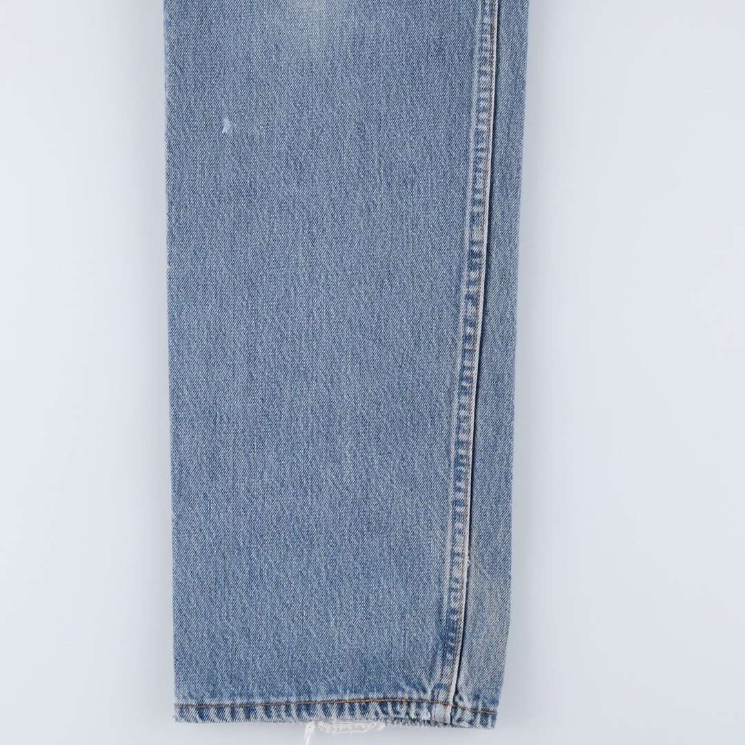 90'S Levi's 501-0118 Straight Denim Pants, Made in USA, Men's, Size 34, Vintage cotton blue type Vintage Second Hand