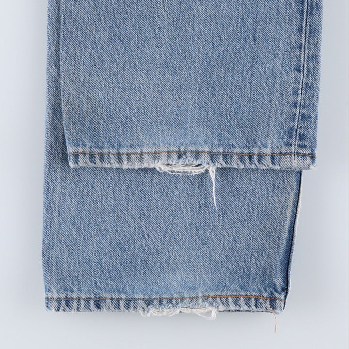 90'S Levi's 501-0118 Straight Denim Pants, Made in USA, Men's, Size 34, Vintage cotton blue type Vintage Second Hand