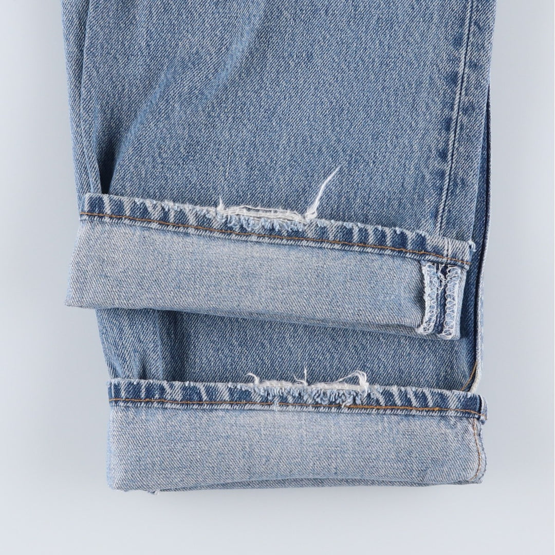 90'S Levi's 501-0118 Straight Denim Pants, Made in USA, Men's, Size 34, Vintage cotton blue type Vintage Second Hand