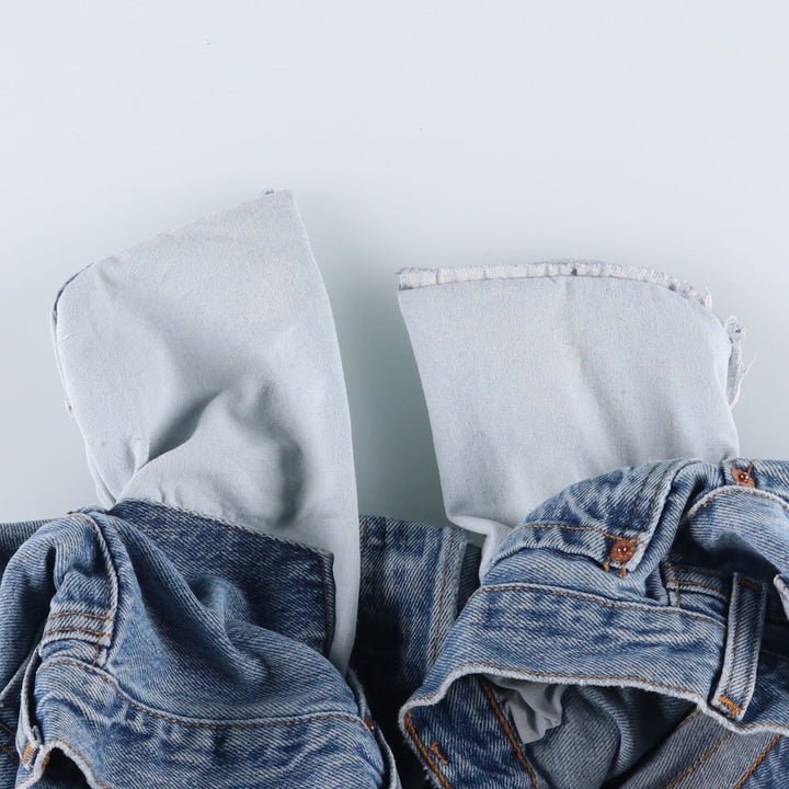 90'S Levi's 501-0118 Straight Denim Pants, Made in USA, Men's, Size 34, Vintage cotton blue type Vintage Second Hand
