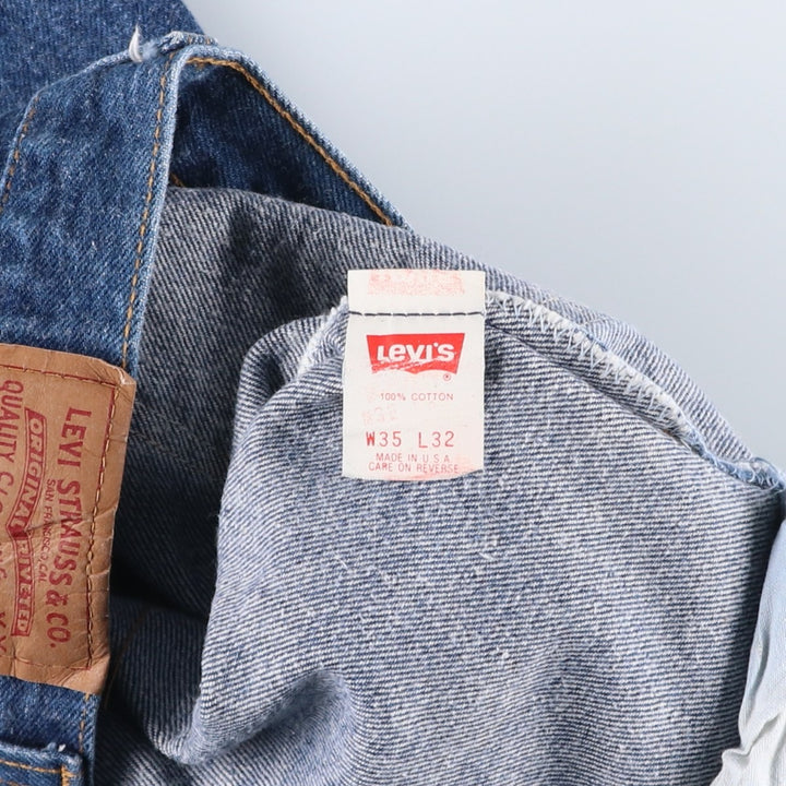 90'S Levi's 501-0000 Straight Denim Pants Made in USA Men's W33 Vintage cotton blue type Vintage Second Hand