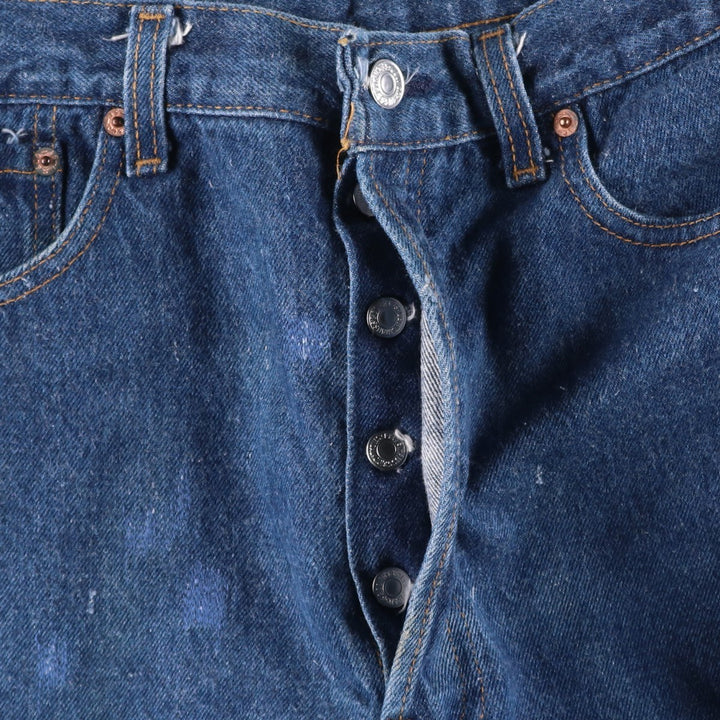 90'S Levi's 501-0000 Straight Denim Pants Made in USA Men's W33 Vintage cotton blue type Vintage Second Hand