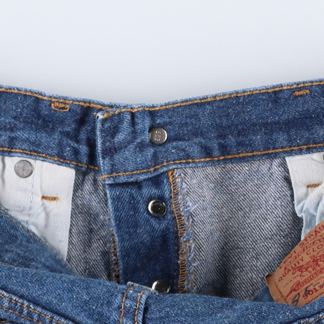 90'S Levi's 501-0000 Straight Denim Pants Made in USA Men's W33 Vintage cotton blue type Vintage Second Hand