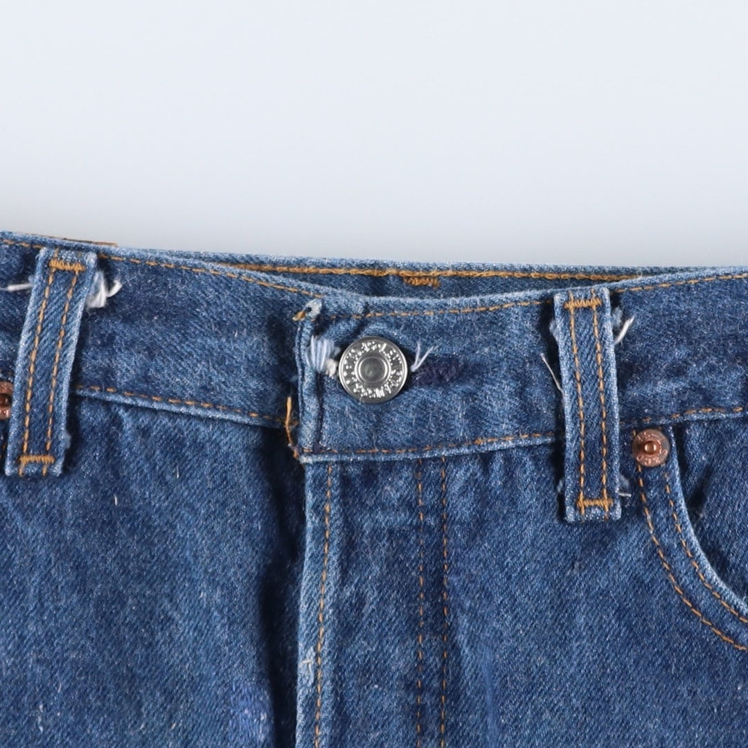 90'S Levi's 501-0000 Straight Denim Pants Made in USA Men's W33 Vintage cotton blue type Vintage Second Hand
