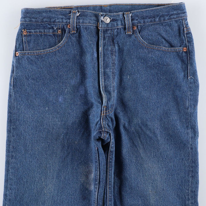 90'S Levi's 501-0000 Straight Denim Pants Made in USA Men's W33 Vintage cotton blue type Vintage Second Hand