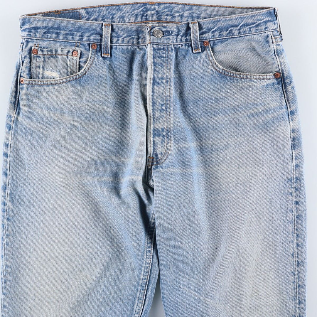 90'S Levi's 501-0115 Straight Denim Pants Made in USA Men's W36 Vintage cotton blue type Vintage Second Hand