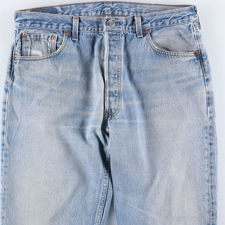90'S Levi's 501-0115 Straight Denim Pants Made in USA Men's W36 Vintage cotton blue type Vintage Second Hand