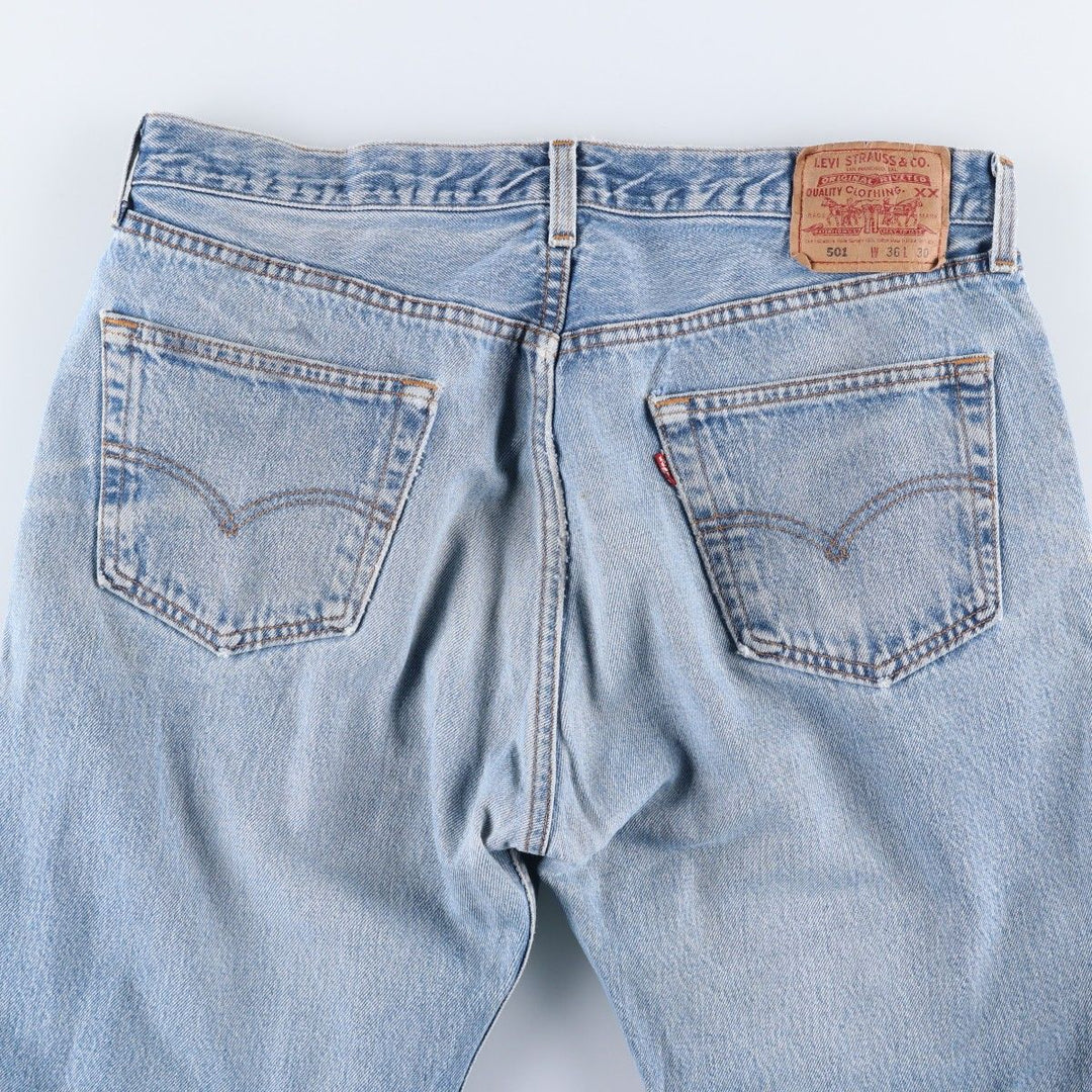 90'S Levi's 501-0115 Straight Denim Pants Made in USA Men's W36 Vintage cotton blue type Vintage Second Hand