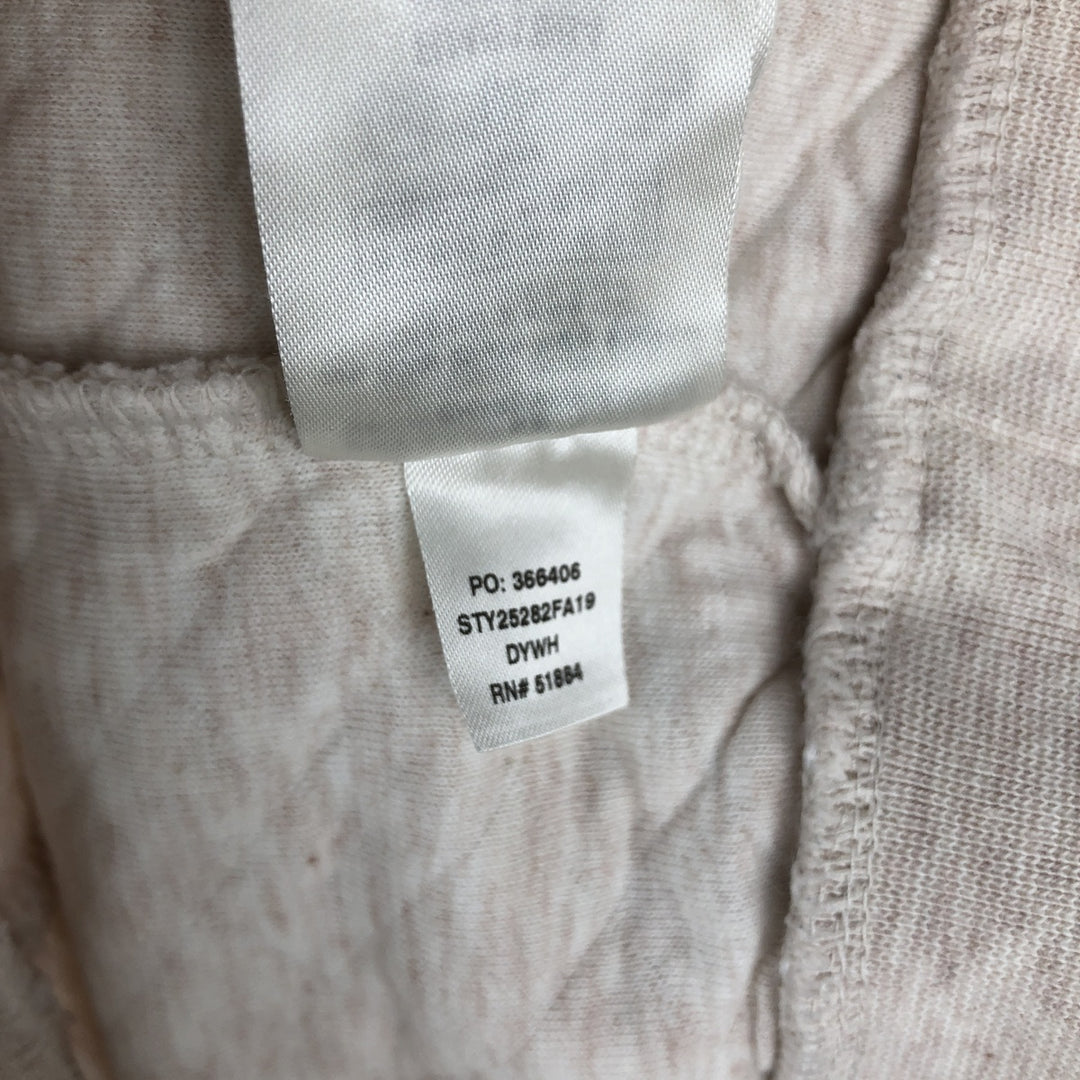 Patagonia Organic Cotton Diamond Quilt Half-Snap Sweatshirt, Women's Size Small cotton Beige type Vintage Second Hand