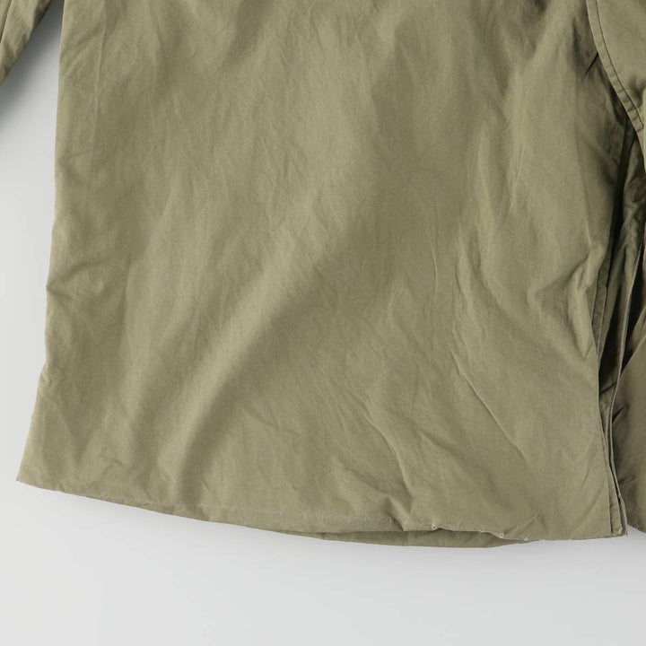 Burberry's 100% cotton Balmacaan coat, made in England, size L. cotton Khaki type Vintage Second Hand