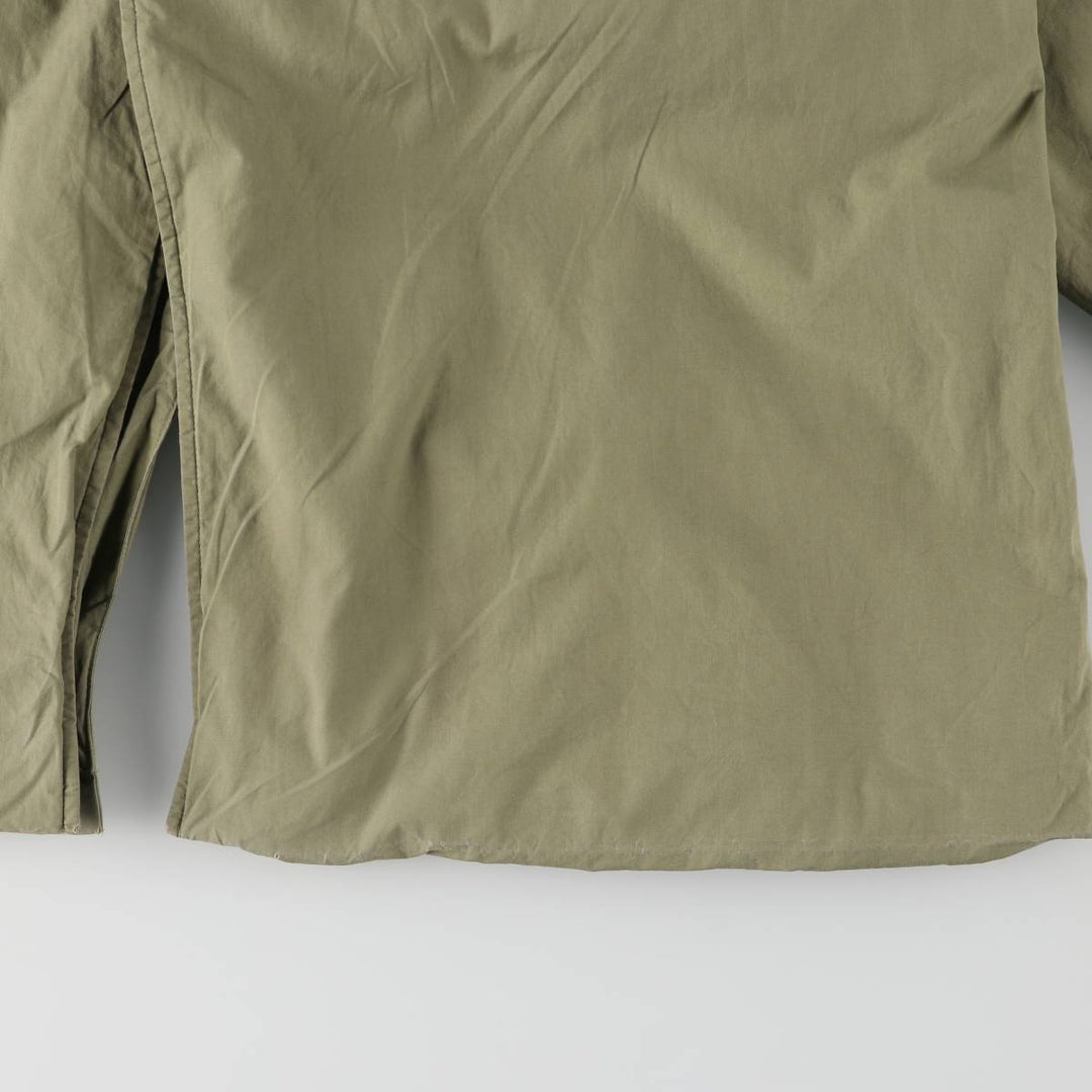 Burberry's 100% cotton Balmacaan coat, made in England, size L. cotton Khaki type Vintage Second Hand
