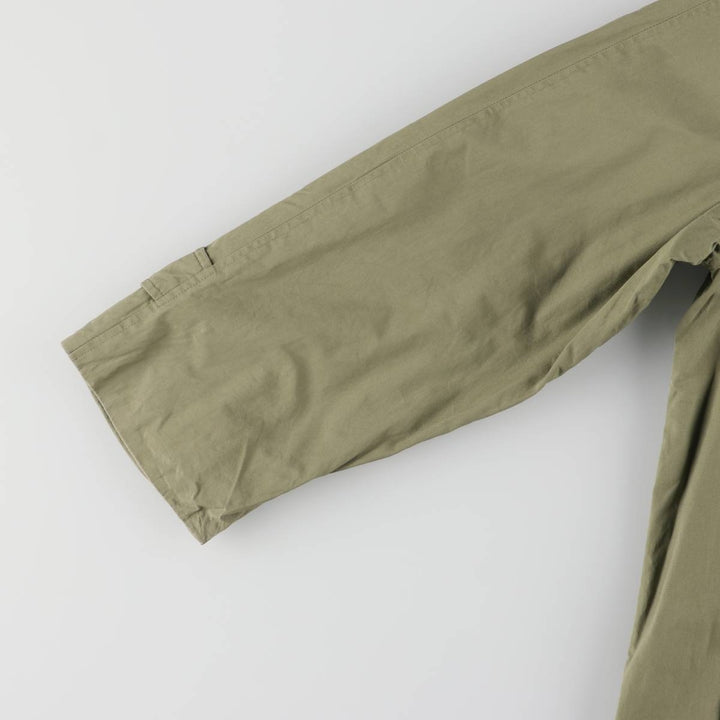 Burberry's 100% cotton Balmacaan coat, made in England, size L. cotton Khaki type Vintage Second Hand