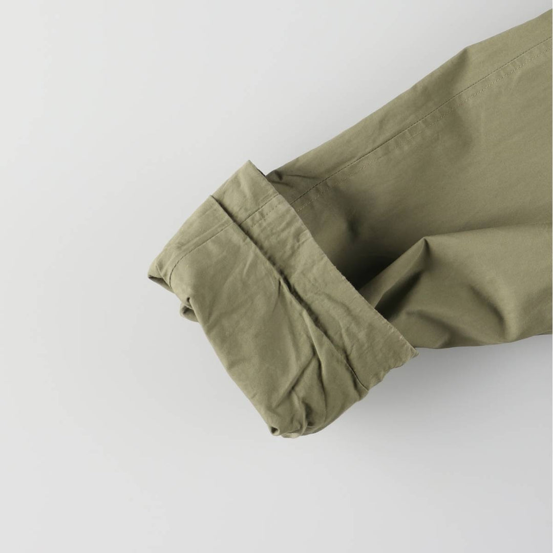 Burberry's 100% cotton Balmacaan coat, made in England, size L. cotton Khaki type Vintage Second Hand