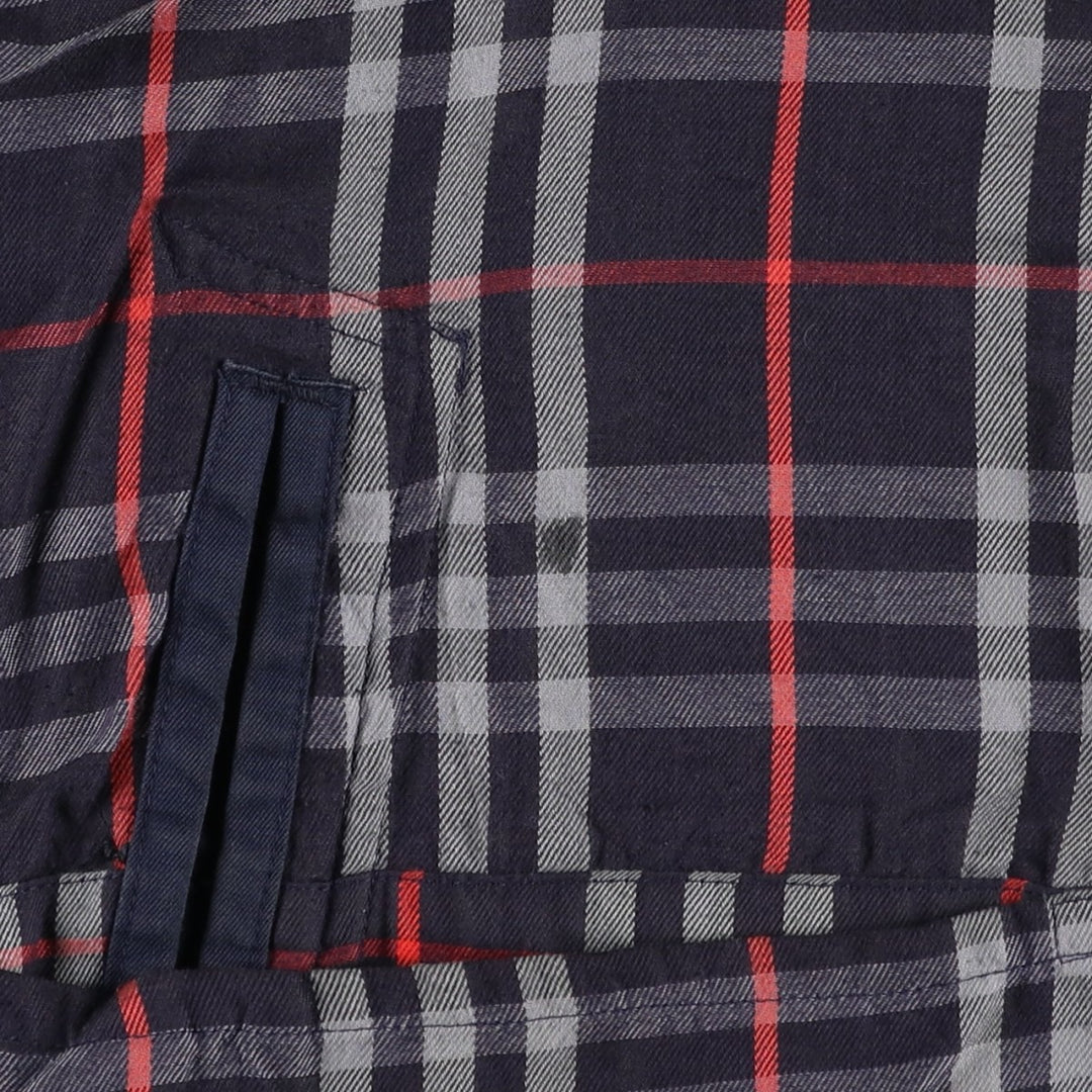 Burberry's Balmacaan Coat, Made in England, Men's XL Size cotton navy blue type Vintage Second Hand