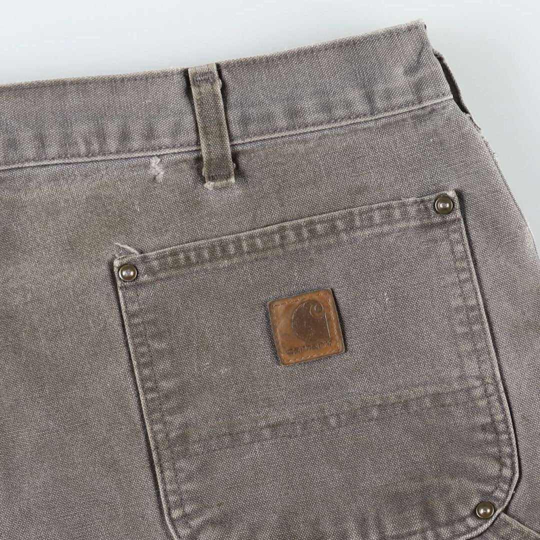 Carhartt Loose Original Fit Double Knee Duck Painter Pants, Men's W37 (approx.) cotton Khaki type sage green Vintage Second Hand
