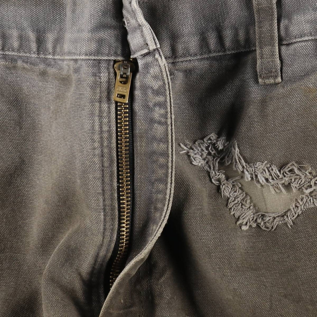 Carhartt Loose Original Fit Double Knee Duck Painter Pants, Men's W37 (approx.) cotton Khaki type sage green Vintage Second Hand