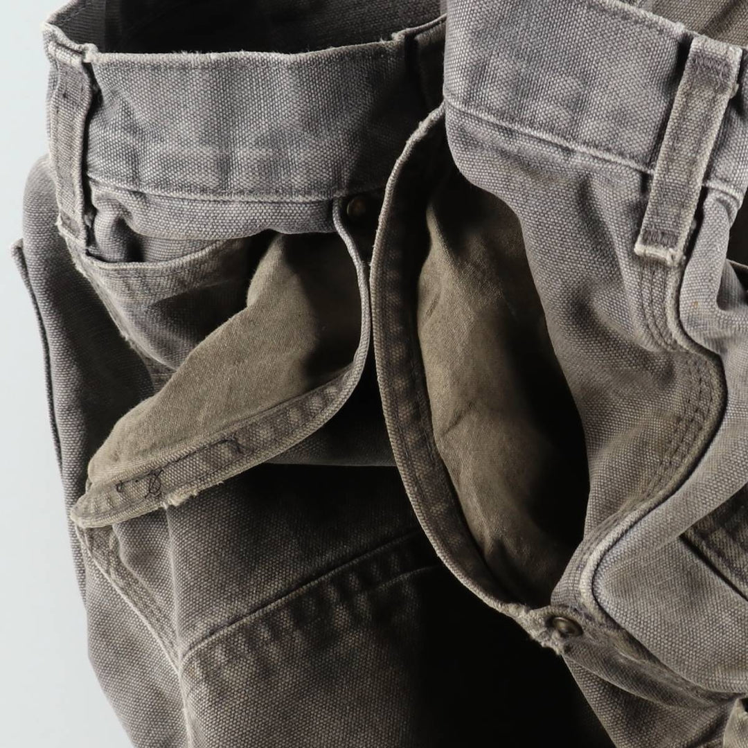 Carhartt Loose Original Fit Double Knee Duck Painter Pants, Men's W37 (approx.) cotton Khaki type sage green Vintage Second Hand