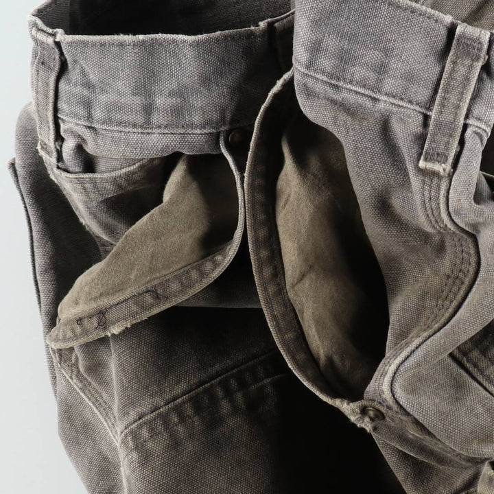 Carhartt Loose Original Fit Double Knee Duck Painter Pants, Men's W37 (approx.) cotton Khaki type sage green Vintage Second Hand