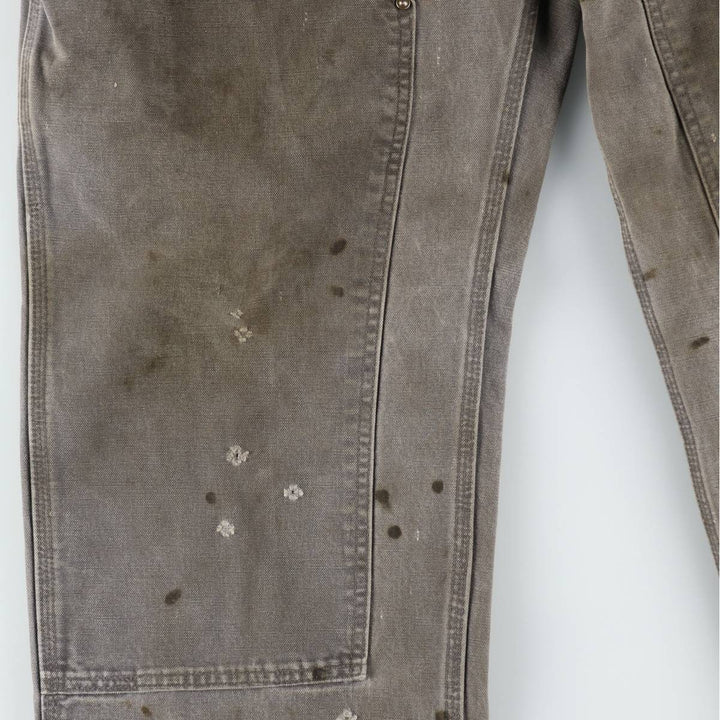 Carhartt Loose Original Fit Double Knee Duck Painter Pants, Men's W37 (approx.) cotton Khaki type sage green Vintage Second Hand