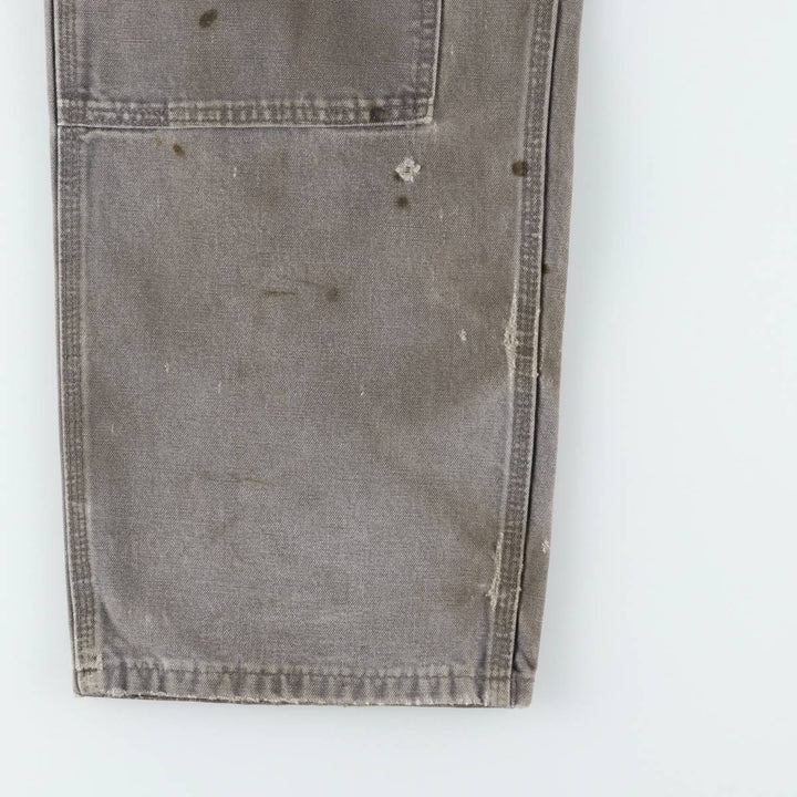 Carhartt Loose Original Fit Double Knee Duck Painter Pants, Men's W37 (approx.) cotton Khaki type sage green Vintage Second Hand
