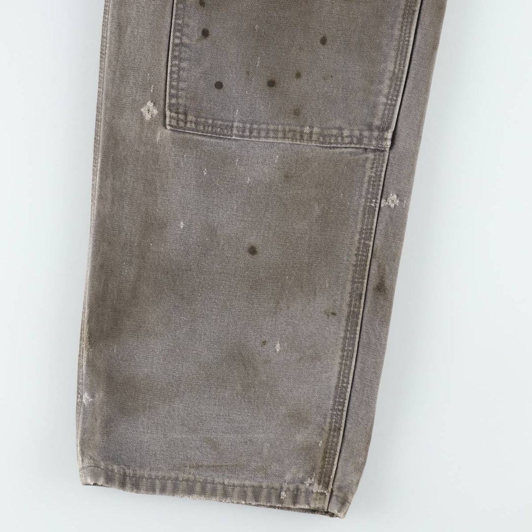 Carhartt Loose Original Fit Double Knee Duck Painter Pants, Men's W37 (approx.) cotton Khaki type sage green Vintage Second Hand