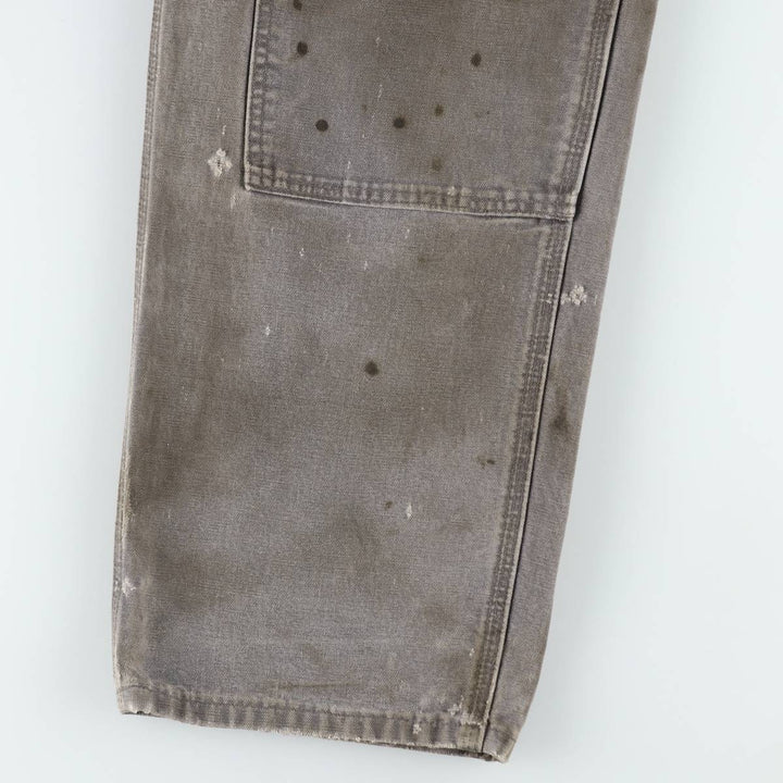 Carhartt Loose Original Fit Double Knee Duck Painter Pants, Men's W37 (approx.) cotton Khaki type sage green Vintage Second Hand
