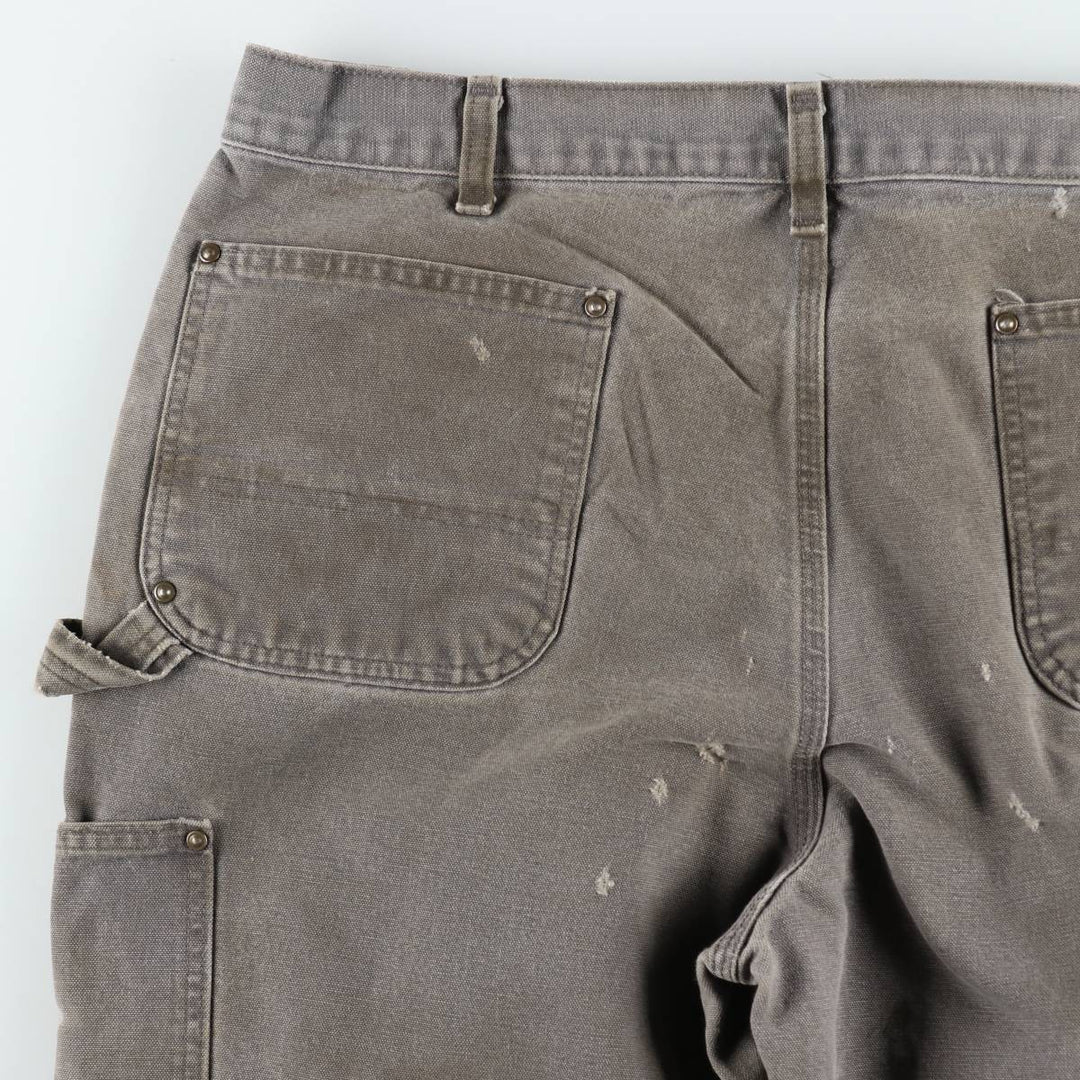 Carhartt Loose Original Fit Double Knee Duck Painter Pants, Men's W37 (approx.) cotton Khaki type sage green Vintage Second Hand