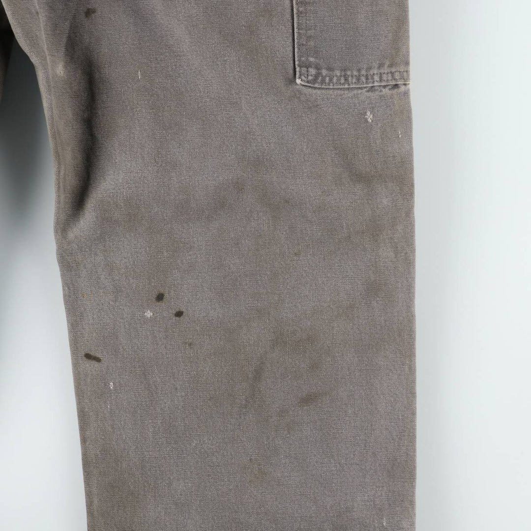 Carhartt Loose Original Fit Double Knee Duck Painter Pants, Men's W37 (approx.) cotton Khaki type sage green Vintage Second Hand
