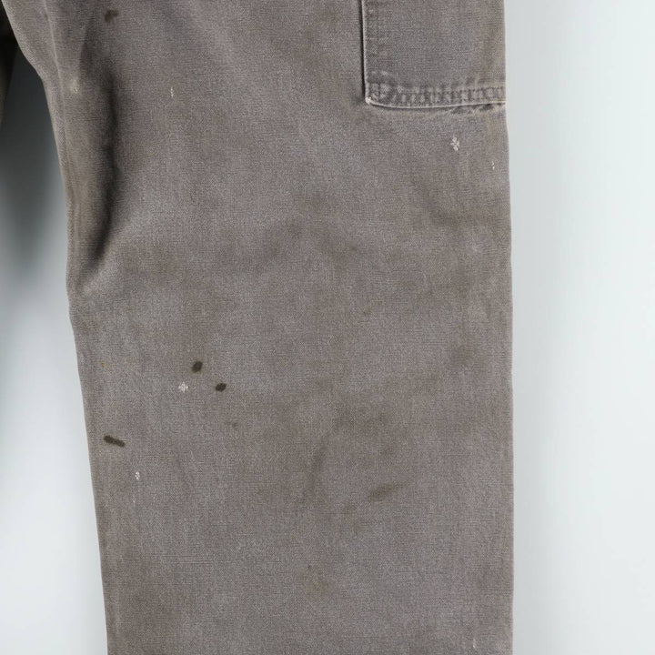 Carhartt Loose Original Fit Double Knee Duck Painter Pants, Men's W37 (approx.) cotton Khaki type sage green Vintage Second Hand