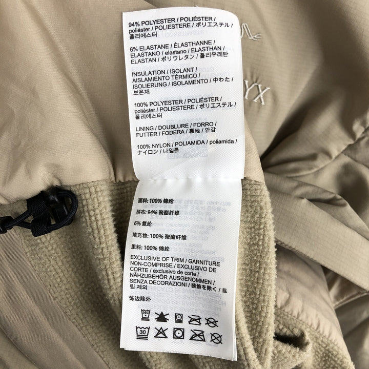 Arc'teryx ARC'TERIX Insulated Mountain Jacket Shell Jacket Puffer Jacket Women's Size M (approx.) Nylon Beige type Vintage Second Hand