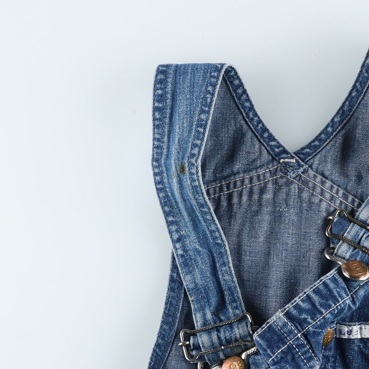 Vintage 1980'S Lee denim overalls, made in the USA, women's size L (w29). unclear blue type Vintage Second Hand