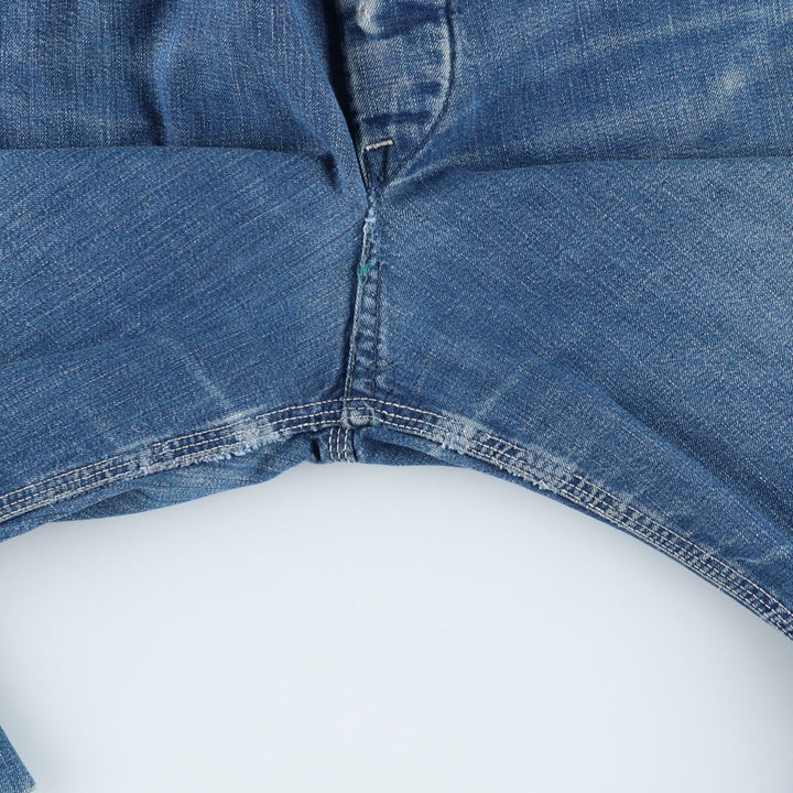 Vintage 1980'S Lee denim overalls, made in the USA, women's size L (w29). unclear blue type Vintage Second Hand