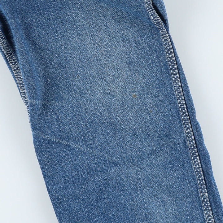 Vintage 1980'S Lee denim overalls, made in the USA, women's size L (w29). unclear blue type Vintage Second Hand