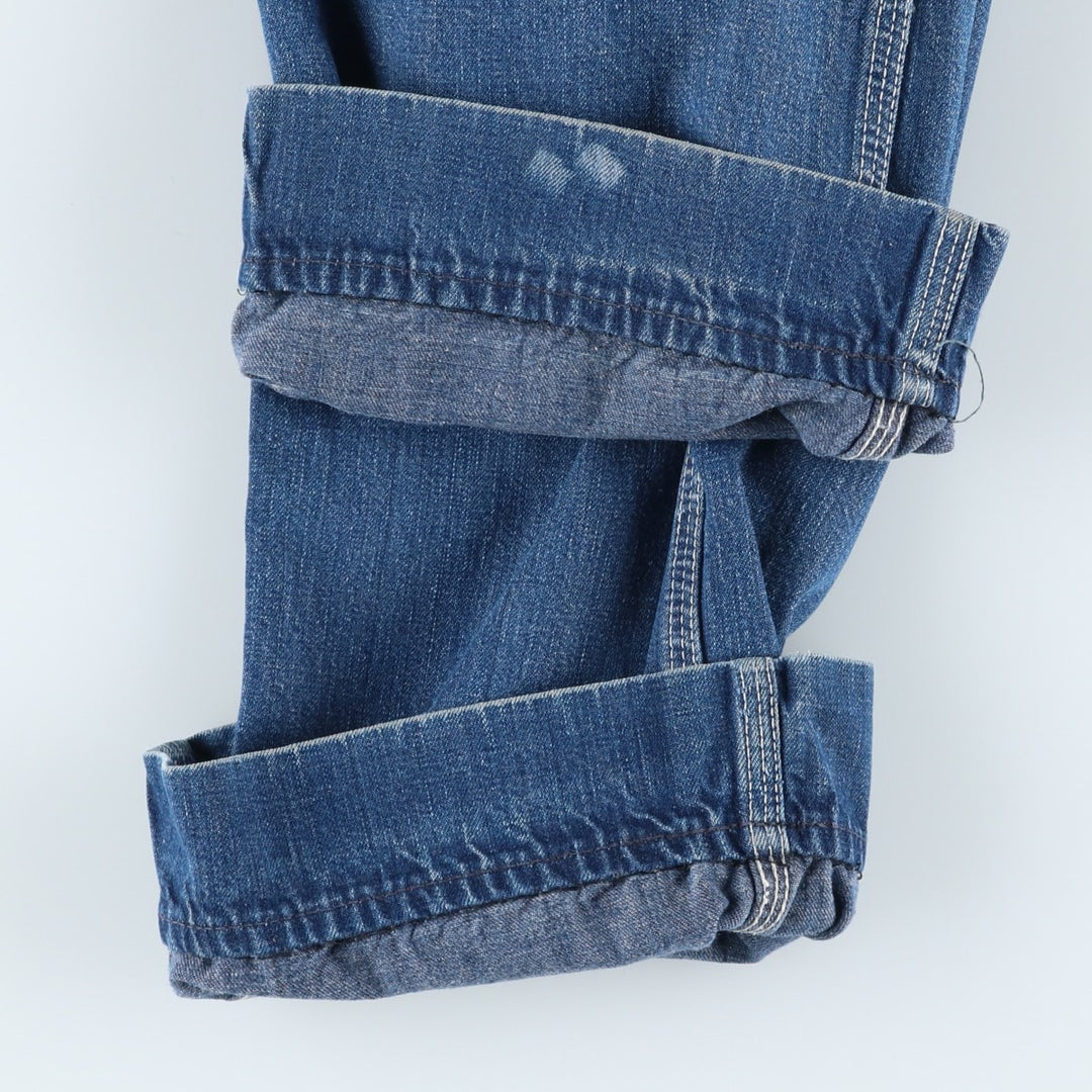 Vintage 1980'S Lee denim overalls, made in the USA, women's size L (w29). unclear blue type Vintage Second Hand