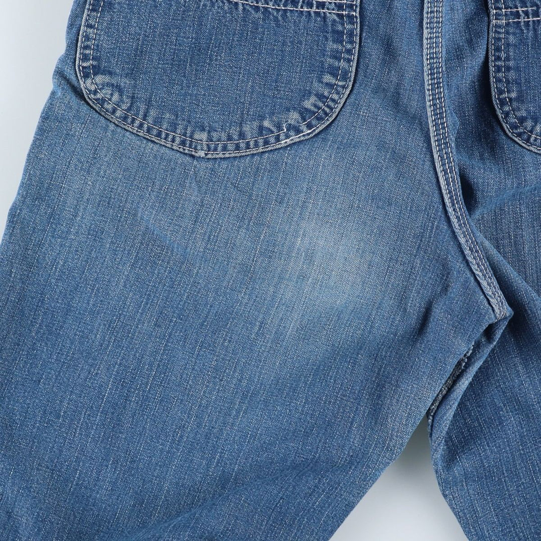 Vintage 1980'S Lee denim overalls, made in the USA, women's size L (w29). unclear blue type Vintage Second Hand