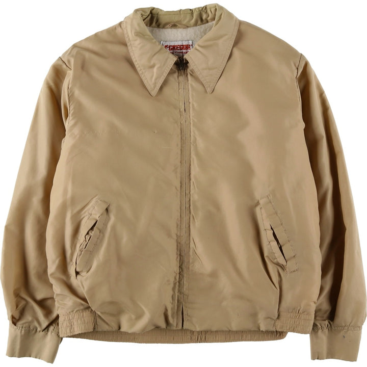 Vintage 1970'S McGREGOR Anti-Freeze Swing Top Sports Jacket, Men's Size L unclear Beige type Vintage Second Hand