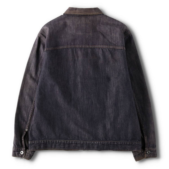 2000'S Levi's 70501-0404 Euro Model 1st Type Denim Jacket (Men's Size L) cotton navy blue type Vintage Second Hand