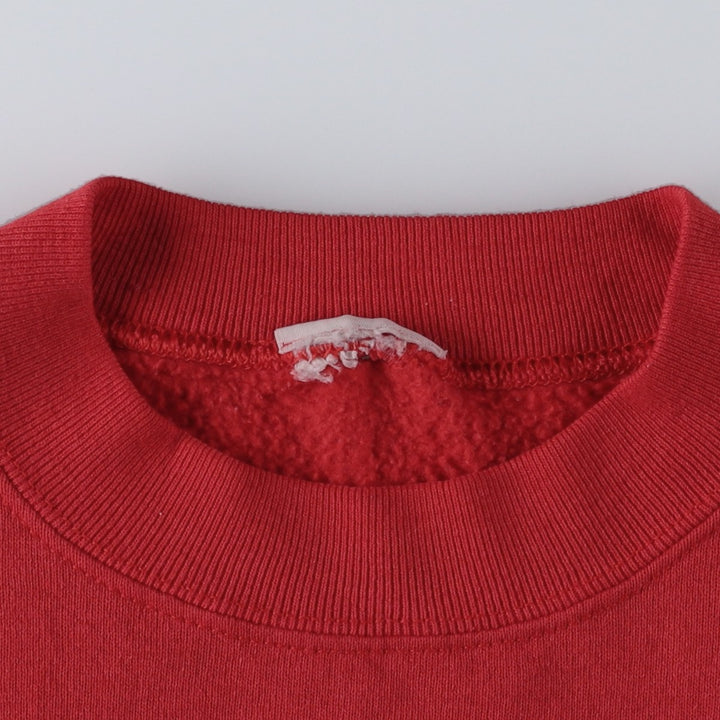90s-00'S Mickey Mouse Sitting Mickey Character Sweatshirt, Men's Size L (Equivalent), Vintage unclear red type Vintage Second Hand