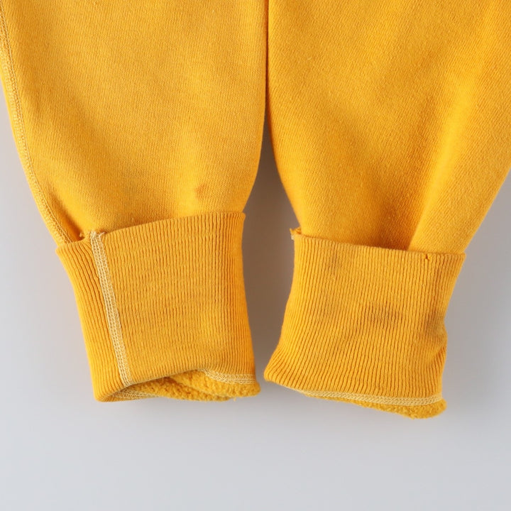 1960'S Flock Print Sweatshirt, Men's Size L (approx.), Vintage unclear yellow type Vintage Second Hand