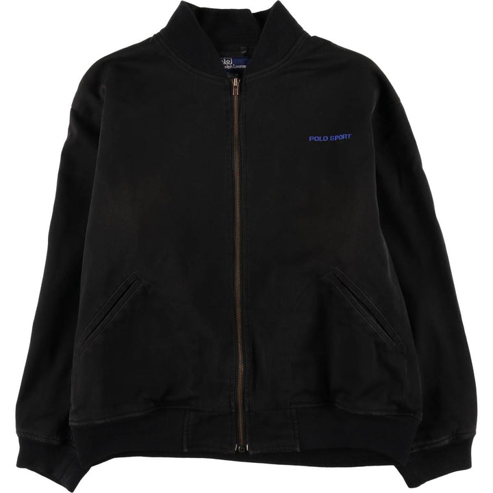 Ralph Lauren POLO by Ralph Lauren POLO SPORT Cotton Blouson, Men's Size L (approx.) cotton black type Vintage Second Hand