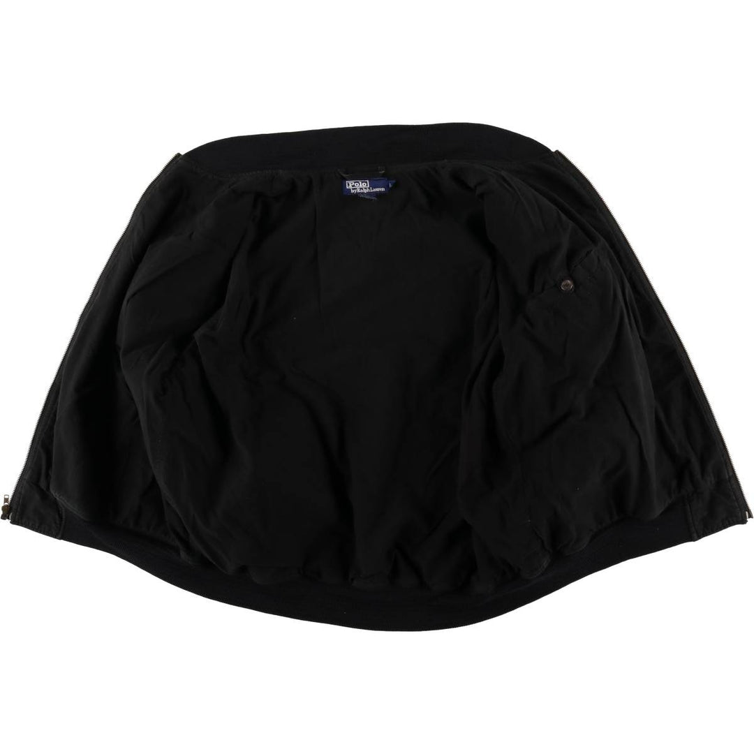 Ralph Lauren POLO by Ralph Lauren POLO SPORT Cotton Blouson, Men's Size L (approx.) cotton black type Vintage Second Hand