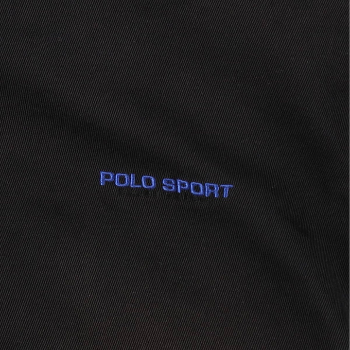 Ralph Lauren POLO by Ralph Lauren POLO SPORT Cotton Blouson, Men's Size L (approx.) cotton black type Vintage Second Hand